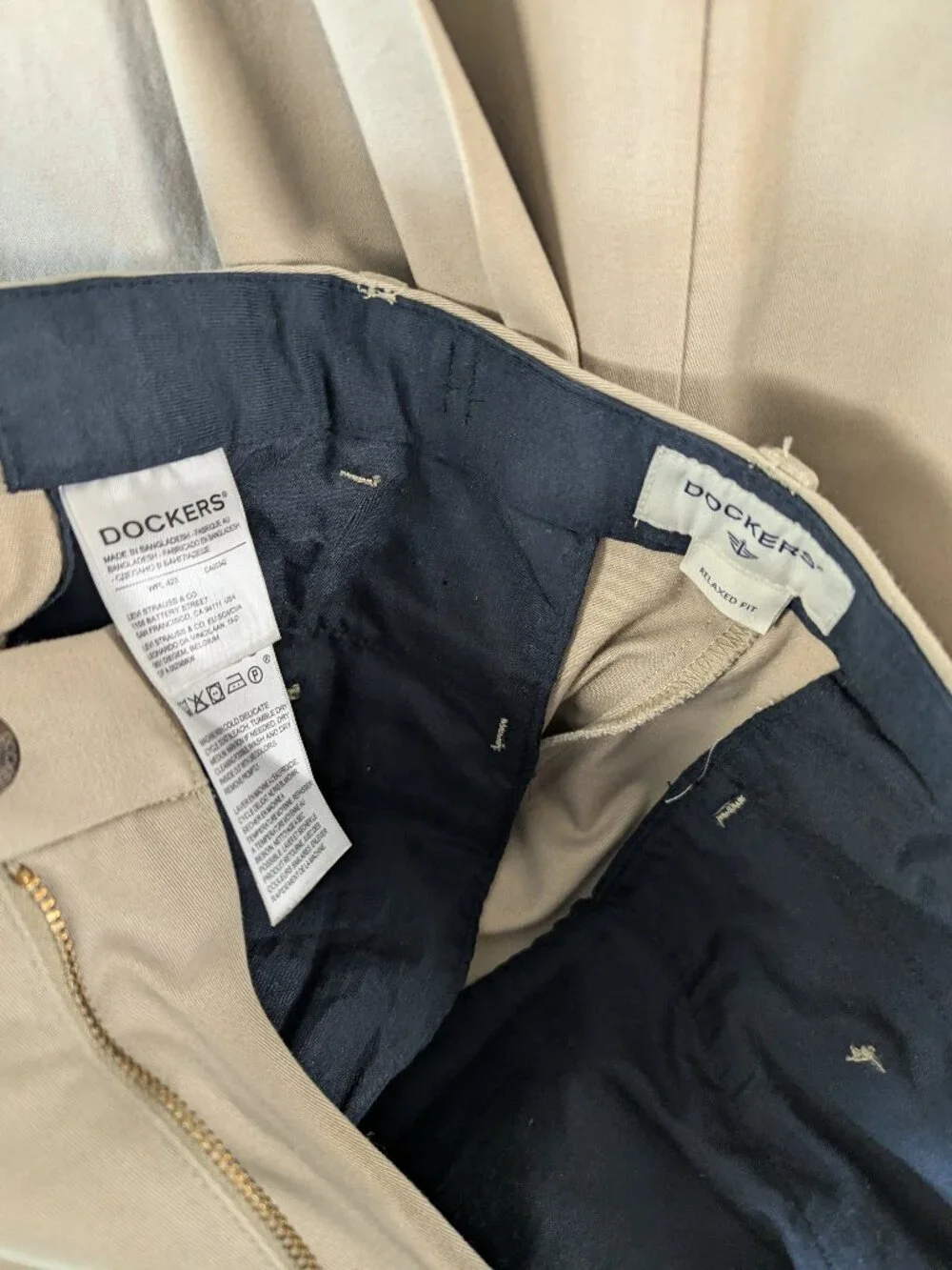 Dockers khaki trousers